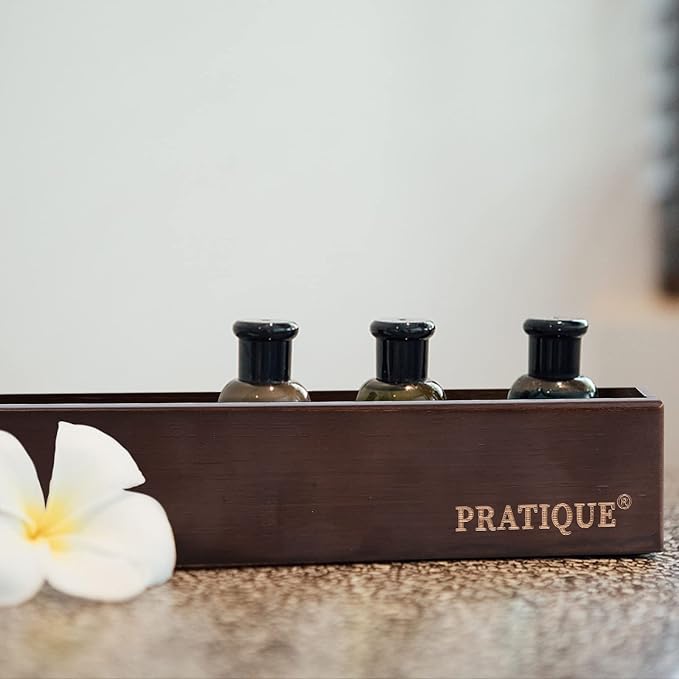 Bamboo Narrow Organizer,Kitchen Utensil Organizer Silverware Tray,Cutlery Holder, Wood Storage Box for Flatware, Makeup, Bathroom, Office Desk(20 * 3 * 2,Nut-brown)