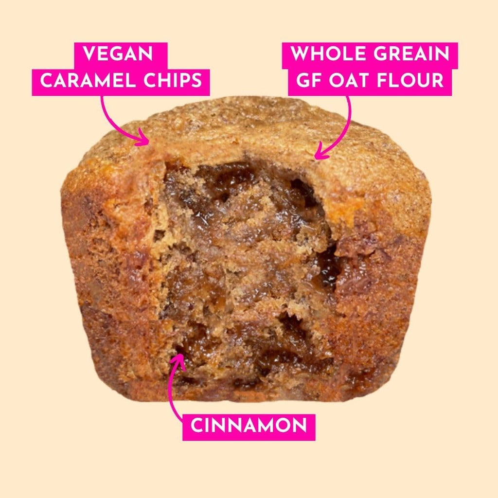 GoNanas Salted Caramel Oat Flour Banana Bread Mix, Suitable for Plant Based Vegan Diets, Gluten Free Dairy Free Snacks, Healthy Snacks For Adults, Muffin Mix, Nut Free, Cupcakes Dessert, NON-GMO, 1pk