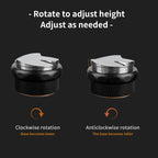 Bincoo 58mm Espresso Distribution Tool,Adjustable Depth Coffee Distribution-Espresso Coffee Leveler Tool for Bottomless Portafilter-Barista Espresso Accessories (58MM)