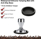 Espresso Accessories Kit 51mm Tamper: Espresso Tamper Kit with 51mm Coffee Tamper, Puck Screen, Dosing Funnel, WDT Tool, Tamper Mat | Espresso Kit Fits Espresso Coffee Machines of 51mm Portafilters