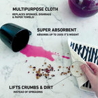 Nordhus Design Swedish Dishcloths, 10 Cloths, Made in Sweden - Reusable, Washable Cellulose Cotton Kitchen Cloths - Replace Paper Towels, Wipes, Sponges, Dish Rags