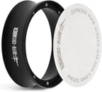 MHW-3BOMBER 58mm Espresso Dosing Funnel & Puck Screen Set, Magnetic Dosing Rring & Reusable Filter kit Compatible with 58mm Bottomless Portafilter, Coffee Dosing Ring with Eppresso Puck DR7013-OS