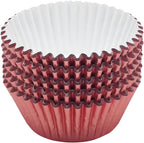 Standard Rose Gold Foil Cupcake Liners Muffin Baking Cups for Party and More, 100-Count