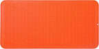 Silicone Dish Drying Mat for Multiple Usage,Easy clean,Eco-friendly,Heat-resistant Silicone Mat for Kitchen Counter or Sink,Refrigerator or Drawer Liner Orange 5XL 36inches x 18inches