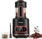 Huanyu Coffee Bean Roaster 100g with Timer Coffee Roasters for Home Use with Adjustable Heating and Cool Setting Electric Roaster 1500w 110v