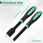 2PCS Carbide Scraper Set(1-1/4 inch & 5/8 inch),Super Gasket Scraper with Durable Tungsten Tip for Remove Gaskets, Carbon and More from Varied Surfaces