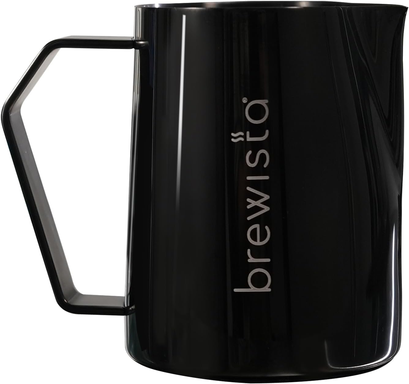 Brewista Precision Milk Frothing Pitcher, Steaming Jug, Coffee, Espresso Machine Accessories for Barista, Latte Art, Cappuccino, Stainless Steel Cup, 24 oz/720 ml, Matte Black