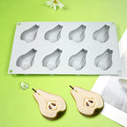 mostsom Pear Shape Silicone Mold 3D Cake Moulds Mousse For Ice Creams Chocolate Pastry Bakeware Dessert Art Pan Cake Mold (H_ Pear)