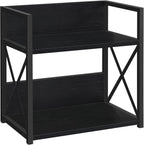 YINMIT Countertop Shelf Organizer,Coffee Bar Accessories,Spice Rack,Coffee Counter Shelf,2 Tier Coffee Organizer Station for Mugs,Cups,Cream,Syrup(Black, Medium)