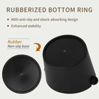 6.3Inch Knock Box Large Espresso Knock Box Shock-Absorbent Knock Box Espresso with Removable Knock Bar and Non-Slip Base Espresso Machine Accessories for Home/Office