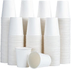 600 Pack 5 oz Paper Cups, Disposable Mini Bathroom Mouthwash Cups, Hot/Cold Drinking Cups, White Disposable Paper Cups for Bathroom, Home, Party, Office, Picnic, Travel