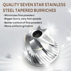 Manual Coffee Grinder with 60 Adjustable Speed Coarse, Portable Hand Coffee Bean Mill with Double Bearing Positioning, Manual Grinder for Travel Camping Office Espresso Pour Over