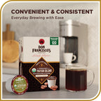 Don Francisco's Organic Mayan Blend Coffee - 12 K-Cup Compatible Single-Serve Pods - 100% Arabica - Bold Flavor with Floral Aroma and Chocolate Hints - Compatible with Keurig Brewers