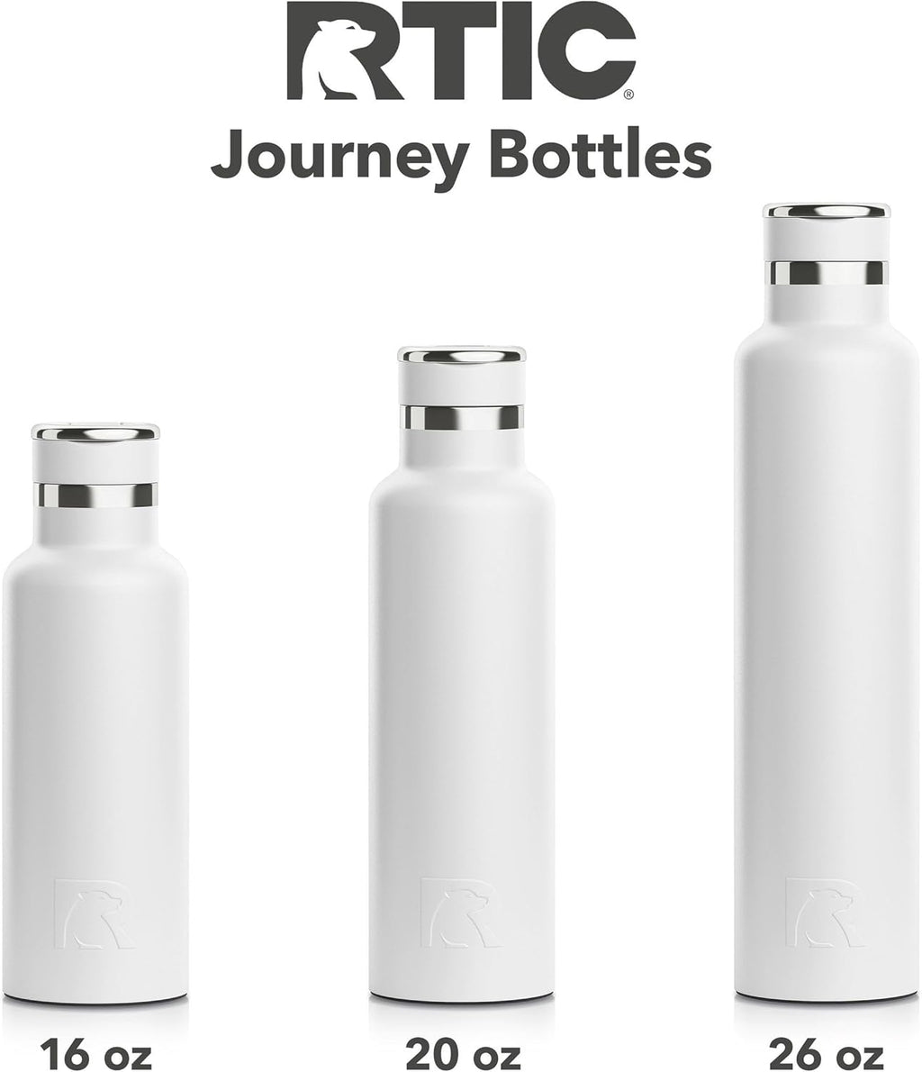 RTIC 26oz Journey Bottle Metal Stainless Steel Vacuum Insulated, BPA Free, Reusable, for Water, Hot and Cold Drinks, Travel, Sports, Camping, Orchid