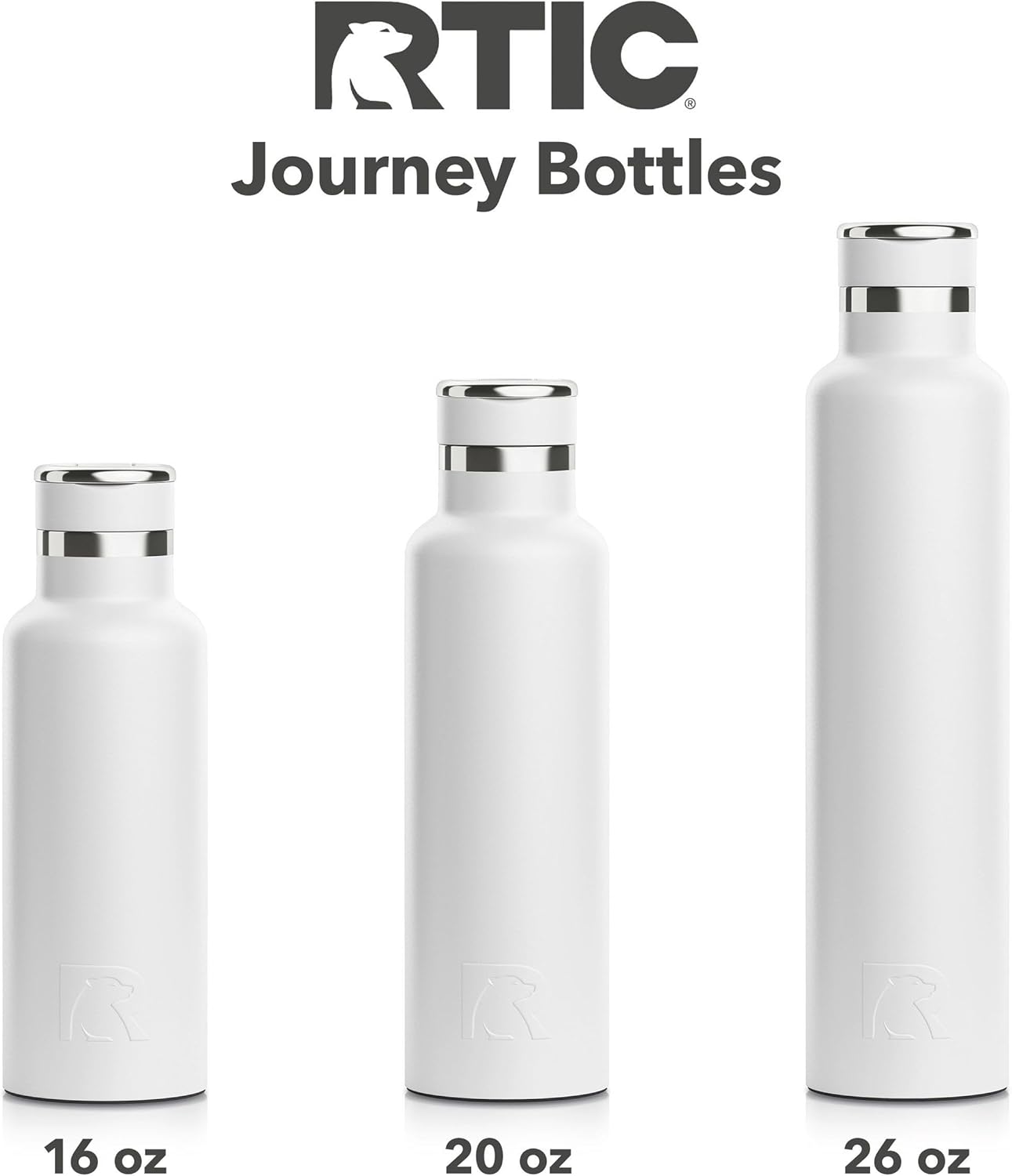 RTIC 26oz Journey Bottle Metal Stainless Steel Vacuum Insulated, BPA Free, Reusable, for Water, Hot and Cold Drinks, Travel, Sports, Camping, Orchid