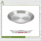 AME D'ESSENCE (1PC-9") Aluminum Pie Pan Commercial Grade Round Pie Plate Size 9" x 1mm Thick