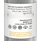 Bakell - Silver Tinker Dust (4g, 1x Mini Spray Pump) Edible Glitter for Food, Desserts, and Beverages!
