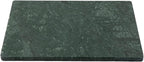 Green Marble Cutting Board 12x16 Inch, Marble Slab Pastry Board With Non-Slip Feet For Baking, Cheese, Charcuterie, Chocolate