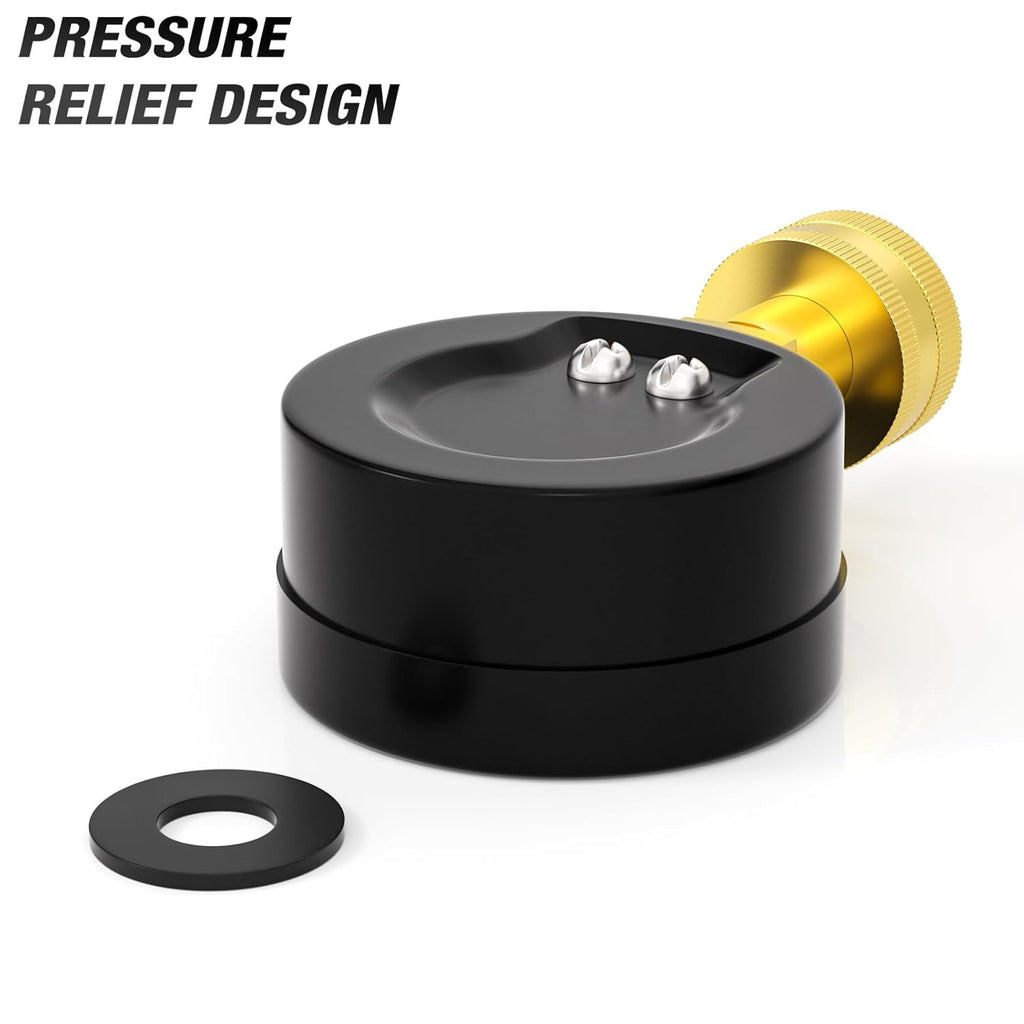 MEANLIN MEASURE 0-100psi Water Pressure Gauge,3/4" Female 2.5" FACE DIAL Water Pressure Test Gauge with Sealing Ring, Water Pressure Gauge for Home