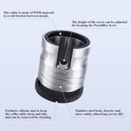 Portafilter Holder Crafted from Solid 304 Stainless Steel | Espresso Tamping Station with Stable and Efficient Puck Preparation | Non-Slip Base | Ideal for 54mm Espresso Machines Portafilter