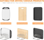 Cutting Board Holder Stand, Chopping Board Storage Rack, Cutting Board Organizer, 304 Stainless Steel Chopping Board Holder, Cookie Sheets Organizer 1.0+1.2 Inch Width Slots (2 PCS)