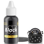 Gel Food Coloring for Cake Decorating - 40g Concentrated Assorted Edible Colors - Vibrant Tasteless Food Dye Professional-Grade Dye for Easter Eggs Fondant Cookies Frosting Royal Icing Baking - Black