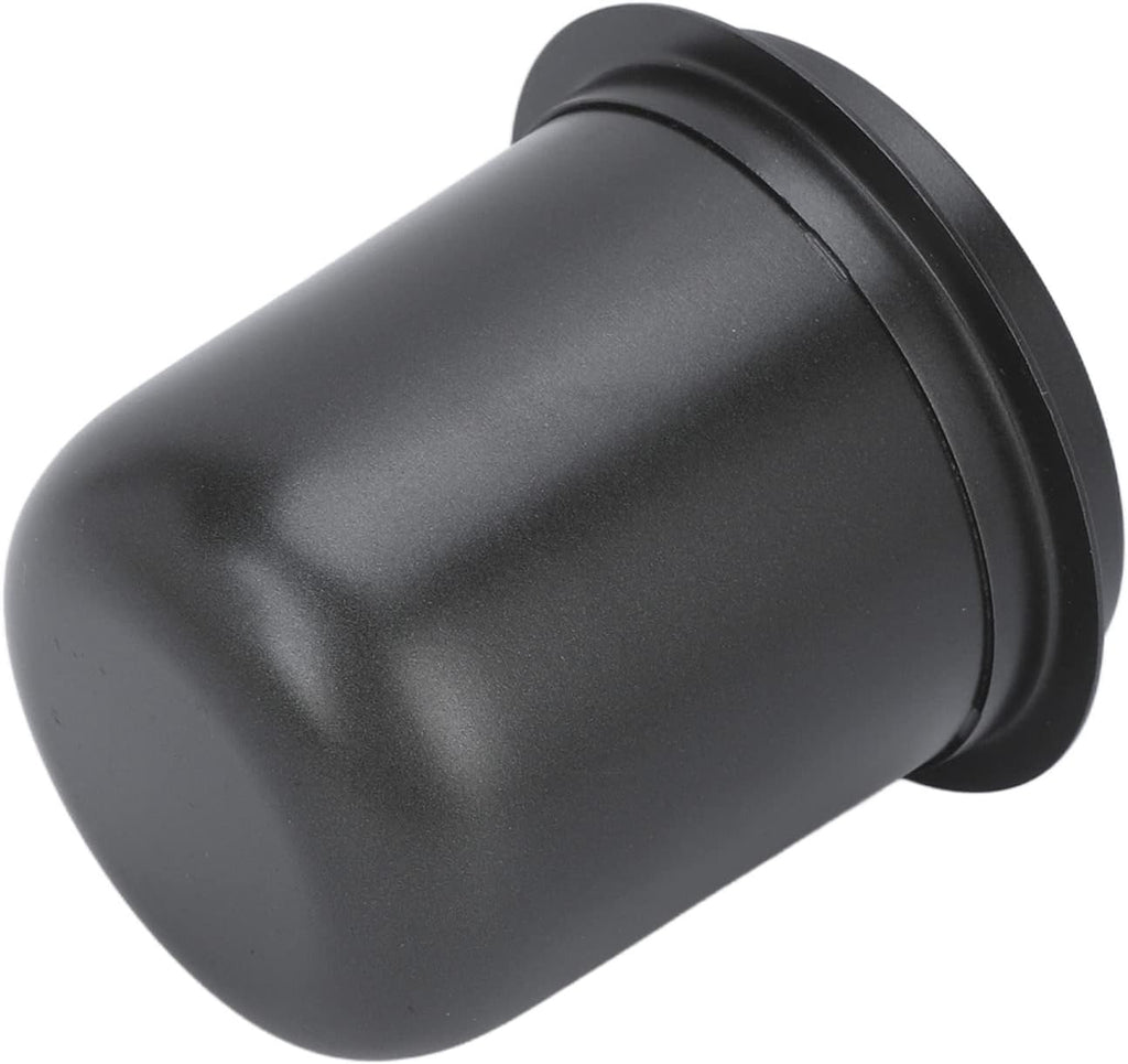 Espresso Dosing Cup Sturdy Stainless Steel Coffee Making Dosing Cup, 150ml 58mm Universal Inverted Coffee Powder Cup for Coffee Machine, 2.7x2.3x2.9in Espresso Cup Release Hand Kit (Silver) (Green)