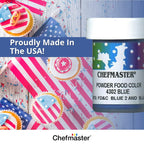 Chefmaster Red Dry Powder Candy Color | Vibrant Shades | Chocolate, Macarons, Fondant | Decorating | Professional-Grade Dye | Easy-to-Use | Manufactured in USA | 3 grams