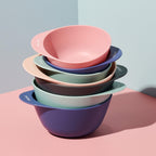 Fromm Color Studio Large Mixing Bowls for Hair Dye, Bleach, Coloring, and Treatments with Spill Proof Rubberized Base, 16 oz, 3 Pack