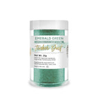 Bakell Bulk Size | Emerald Deep Tinker Dust Edible Glitter Jar | Food Grade Gourmet Garnish Green 25g