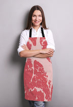 Beef Texture Apron for Women and Men, Adjustable Kitchen Chef Apron for Cooking Baking - Cute Birthday, Anniversary, Mother's Day Apron Presents for Mom Wife Girlfriend Aunt Grandma