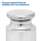American Weigh Scales Calibration Weight for AWS Digital Scale, Carbon Steel, Chrome Plated, Chrome Finish, 5000g (5KGWGT)