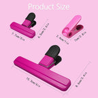 11 Pack Chip Clips Bag Clips Food Bag Clips for Food Packages Chips Storage Bags Heavy Duty Snack Kitchen Potato (3 Large, 6 Small & 2 Round, Classic Style)