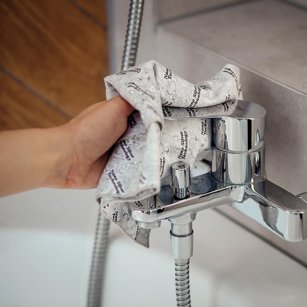 Sunbeam Cloth – Multipurpose Reusable Cleaning Cloth for Glass, Furniture, Floors, and More (Gray, Small)