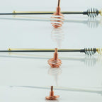 Specialty Spoons,BURLIHOME Stainless Steel Swizzle Sticks Mixing Spoon Spherical Stir Sticks For Coffee/Beverage/Cocktail/Hot Drink,Home Kitchen Party Supplies-4 Pieces.