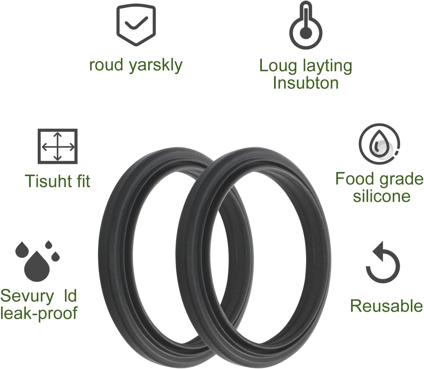 58mm Silicone Steam Ring 2 Pack for Delonghi Espresso Machine Steam Seal Ring Head Filter Silicone Gasket for D'Lh Espresso Machine Parts EC685 EC680 EC695 EC820 EC850 EC860 EC9335M EC9355M EC9665M