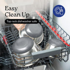 WHYSKO Stainless Steel Mixing Bowls with Lids Set - 5 Rustproof Metal Nesting Mixing Bowls for Kitchen, Meal Prep, Baking, Cooking, Storage - Includes 3 Grater Attachments, Dishwasher Safe