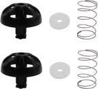 2 Pack Coffee Maker Brew Basket Stop Valve Kit 112435-000-000 185774-000-000 Compatible with Hamilton Beach Coffee Makers 990117900 990237500