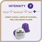 Don Francisco's Organico Espresso Pods: 40 Dark Roast Aluminum Capsules, Intensity 7, Compatible with Nespresso Original Line Machines - Bold Cuban-Style coffee with Caramel Notes