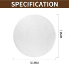 1000 Pcs Coffee Paper Filter for Espresso Coffee Maker, 51 mm Unbleached Espresso Filter Puck Screen Portafilter Paper Compatible with Breville Barista, Mr. Coffee and Other Espresso Machine