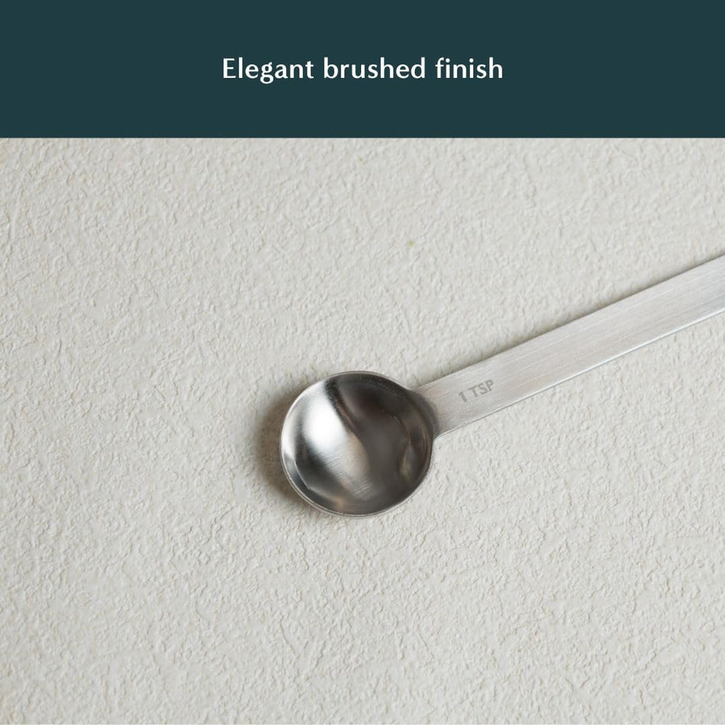 Naoki Matcha Stainless Steel Measuring Spoon/Scoop Matcha Set - 2g (1 teaspoon) and 6g (1 table spoon) Serving Of Matcha Powder