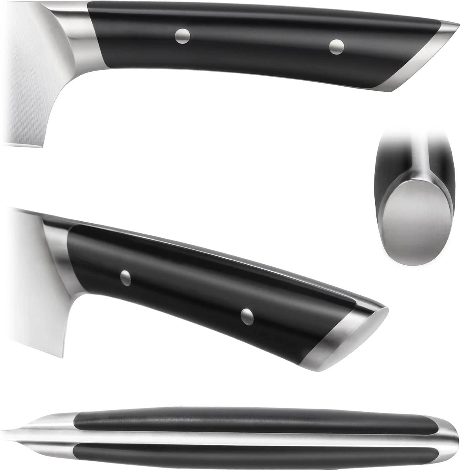 Cangshan HELENA Series German Steel Forged 2-Piece Carving Set (Black)