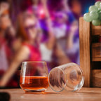 Zopeal 24 Pack Shot Glasses 3.25 oz Tequila Heavy Base Whiskey Tasting Glass Cups Small Liquor and Spirit Bar Shooter for Drinking Tasting Espresso Beer Juice