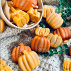 Fall Chocolate Molds 4 Pieces Silicone Pumpkin Candy Mold Maple Leaf Shaped Fondant Molds for Thanksgiving Halloween Autumn Harvest Cupcake Cake Topper Decoration