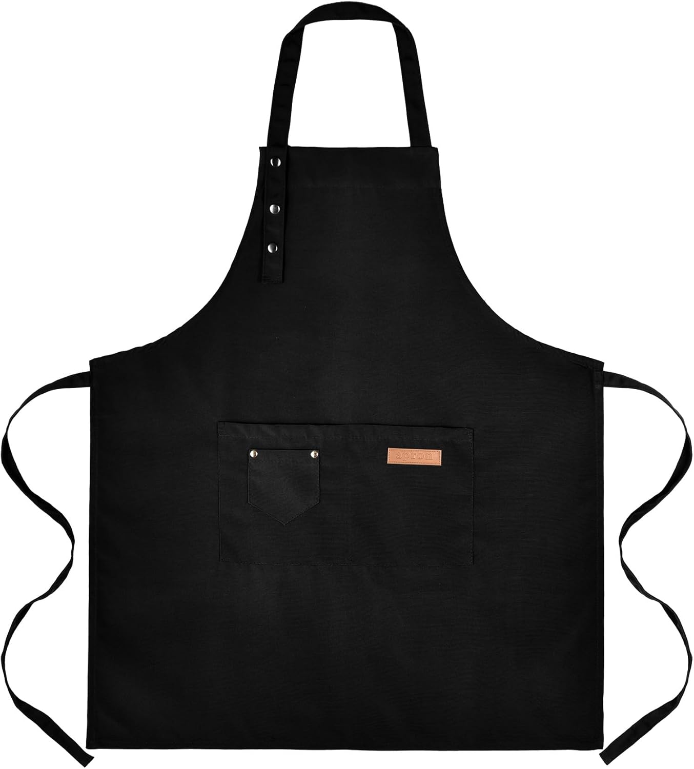Tosewever Art Aprons for Women Painting Pottery Baking, Mens Buckle Straps Kitchen Apron with Pockets for Chef Cooking