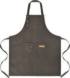 Tosewever Art Aprons for Women Painting Pottery Baking, Mens Buckle Straps Kitchen Apron with Pockets for Chef Cooking