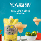 Lt. Blender's Skinny Margarita in a Bag - Skinny Margarita Mix - Each Bag Makes 1/2 Gallon of Keto Friendly Skinny Mixes – Low Carb Margarita Mix – Add Liquor, Wine or as Mocktails (Pack of 3)