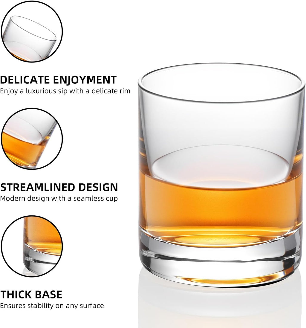 KAMMAK Shot Glasses Set of 2, 100ml/3.3oz Clear Espresso Shot Glass with Heavy Base for Bar Restaurants Home, Small Whiskey Shot Glass for Vodka, Whiskey, Tequila, Spirits & Liquors