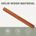 Muso Wood Sapele Wooden Dowel Rolling Pin for Baking,Tapered Roller for Fondant, Pie Crust, Cookie, Pastry (Dowel 17.5inch)
