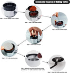 51mm Espresso Tamper Set, 5PCS Coffee Tamper Kit with WDT Tool, Coffee Stirrer, Dosing Funnel, Puck Screen 51mm Espresso Accessories Tampers Kit (Rose Gold)